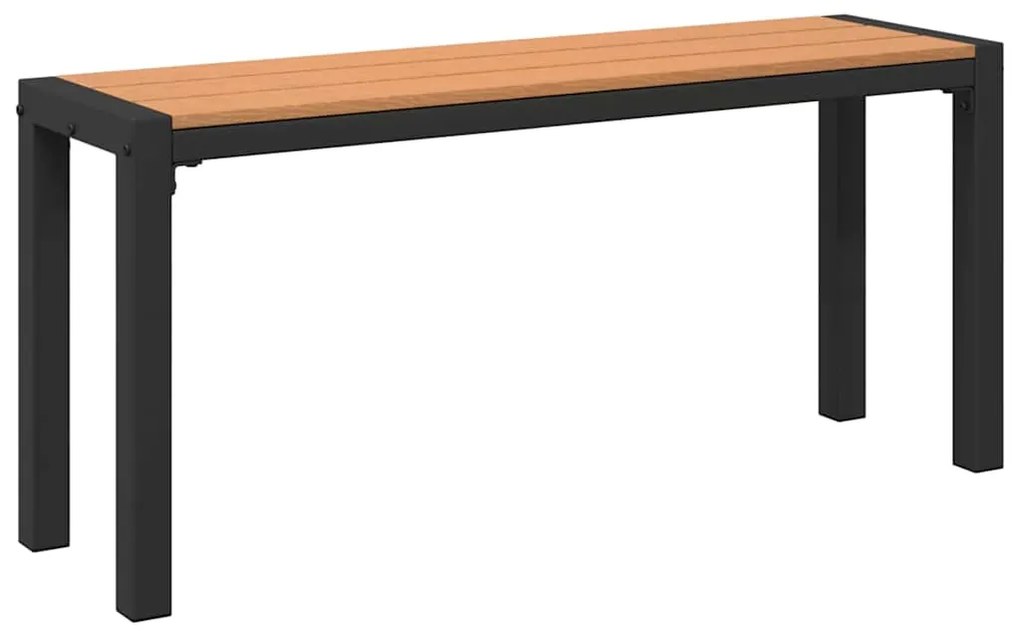 vidaXL Σέτ φαγητού για κήπο με μαξιλάρι 3 pcs Καφέ Ατσάλι