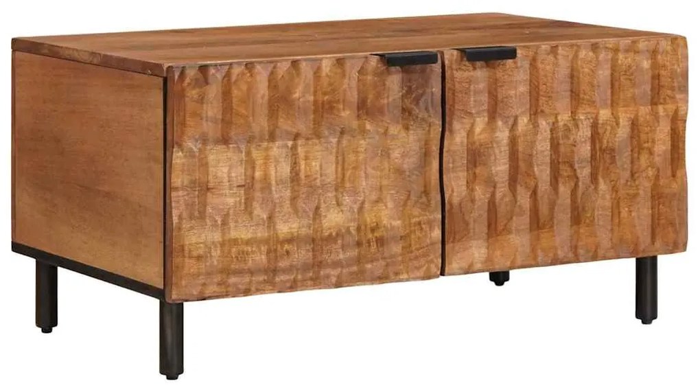 vidaXL Τραπεζάκι σαλονιού Καφέ 80 x 50 x 40 cm Στερεό ξύλο μάνγκο
