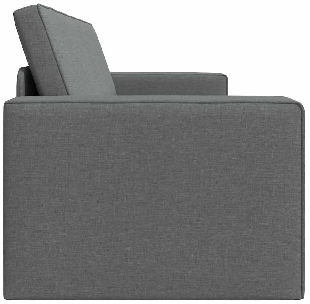 vidaXL Καναπές-κρεβάτι δαπέδου Σκούρο Γκρι 245 x 78 x 77 εκ. ύφασμα