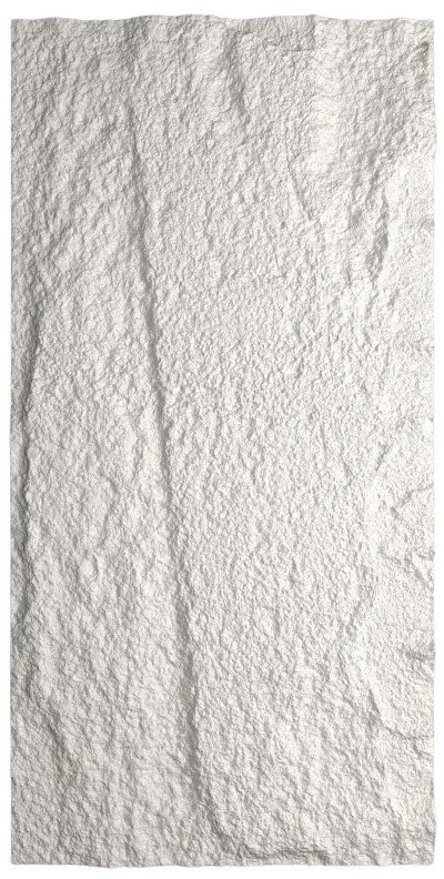 Supergreens Τεχνητός Τοίχος PU Stone "Obsidian" Λευκός 120x60x3 εκ.