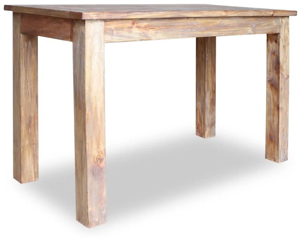 vidaXL Τραπεζαρία 120 x 60 x 77 εκ. από Μασίφ Ξύλο Μαόνι