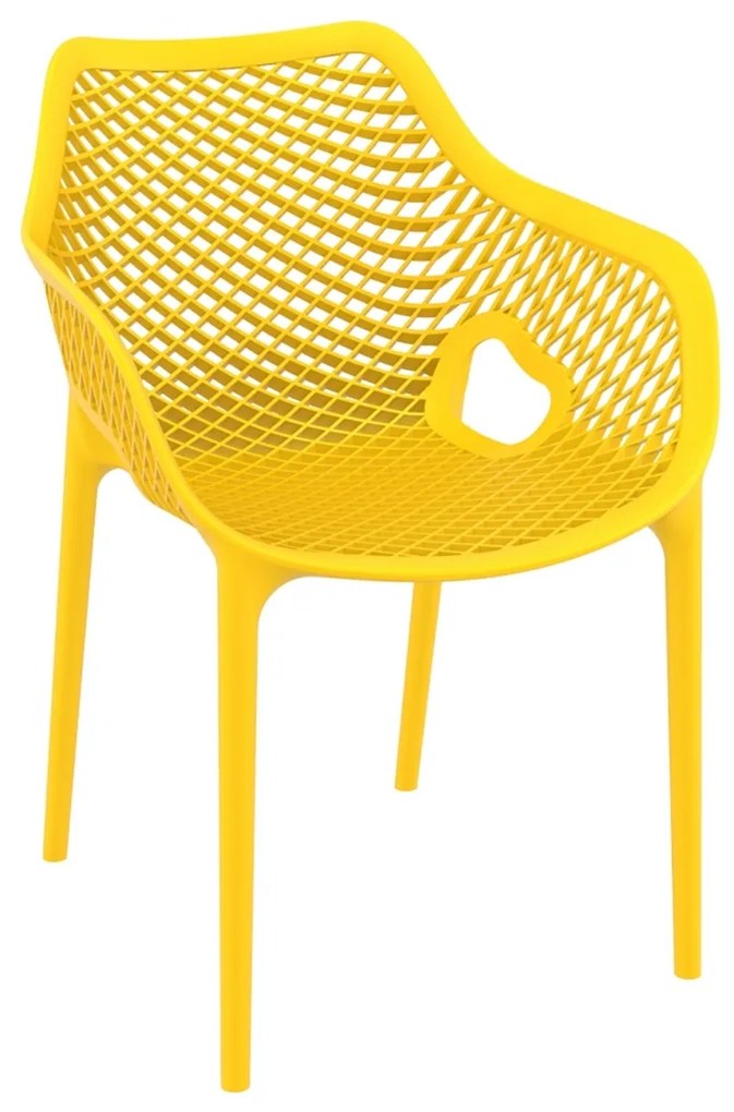 Siesta   Air/P* Armchair Yellow PL  metax-01-00-2620 διάστ.60.0000 x 57.0000 x 81.0000