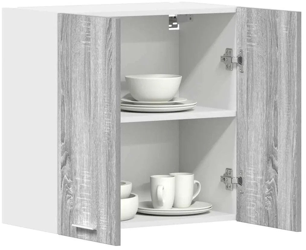 vidaXL Κρεμαστό Ντουλάπι "Lyon" Γκρι Sonoma 60x31x60 εκ. από Τεχνητό Ξύλο