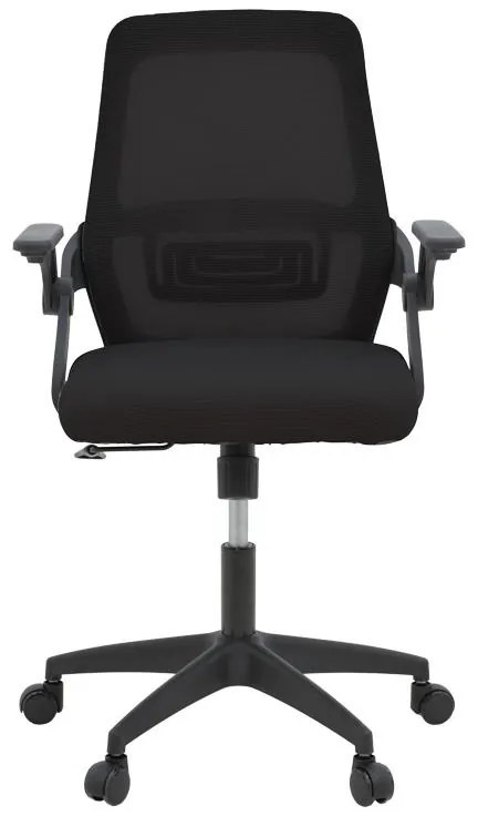 Καρέκλα Γραφείου Reji με Μesh Ύφασμα Μαύρο 58x60x89-99εκ. 58x60x99 εκ.