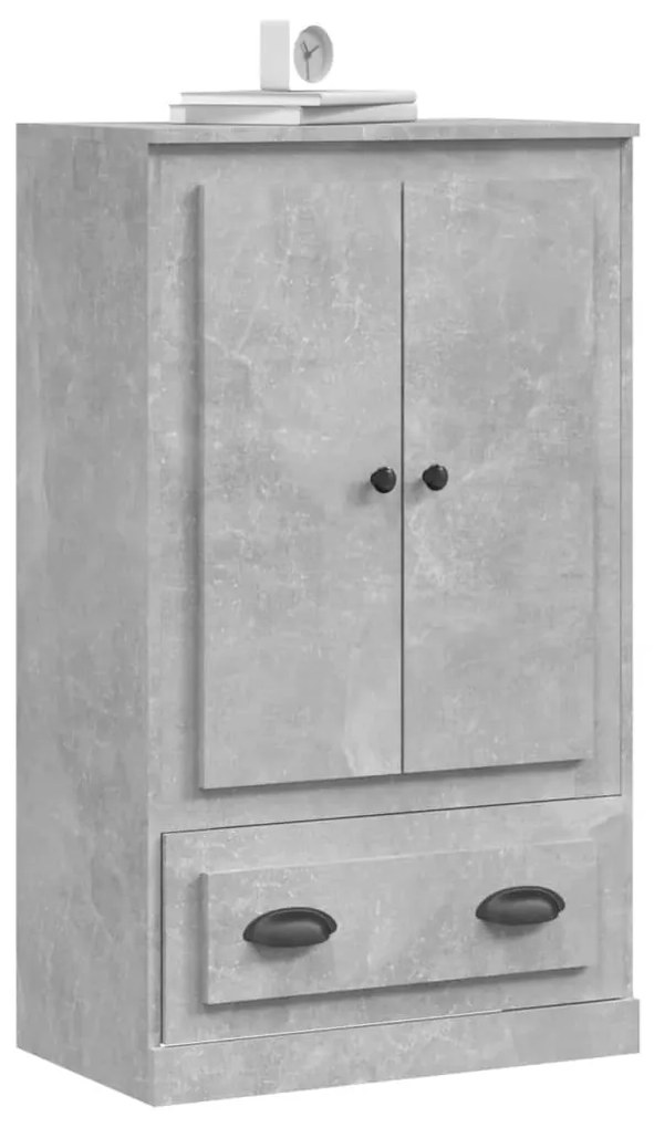 vidaXL Ντουλάπι Γκρι Σκυροδέματος 60x35,5x103,5 εκ. Επεξεργασμένο Ξύλο