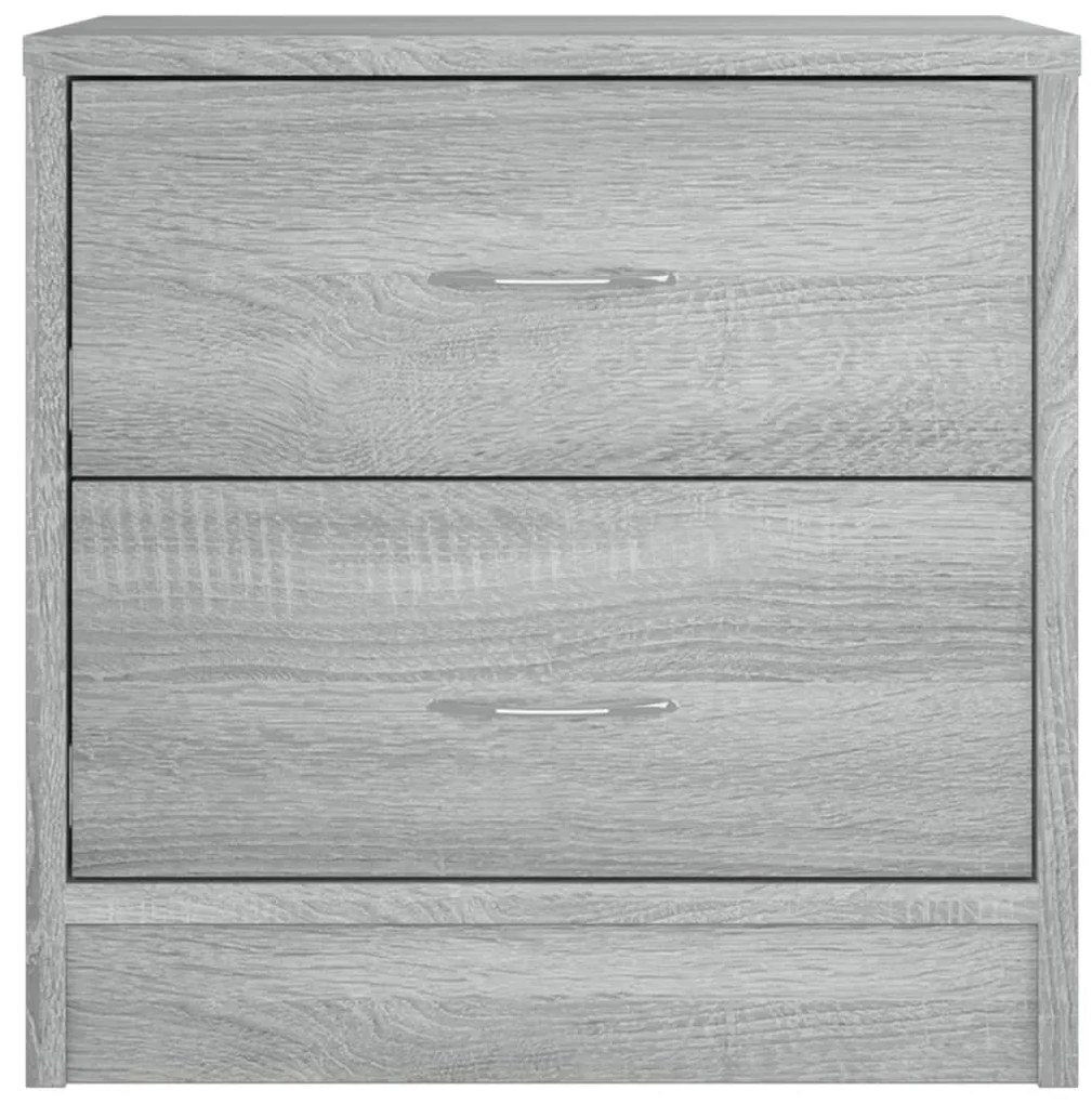 vidaXL Κομοδίνο Γκρι Sonoma 40 x 30 x 40 εκ. από Επεξεργασμένο Ξύλο