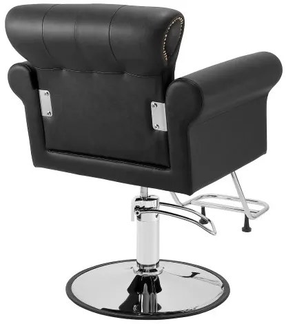 VEVOR Salon Chair, Barber Chair for Hair Stylist, Styling Chair with Heavy Duty Hydraulic Pump, 360° Swivel Hair Salon Chair with Footrest for Beauty Spa Shampoo, Max Load Weight 330 lbs, Black