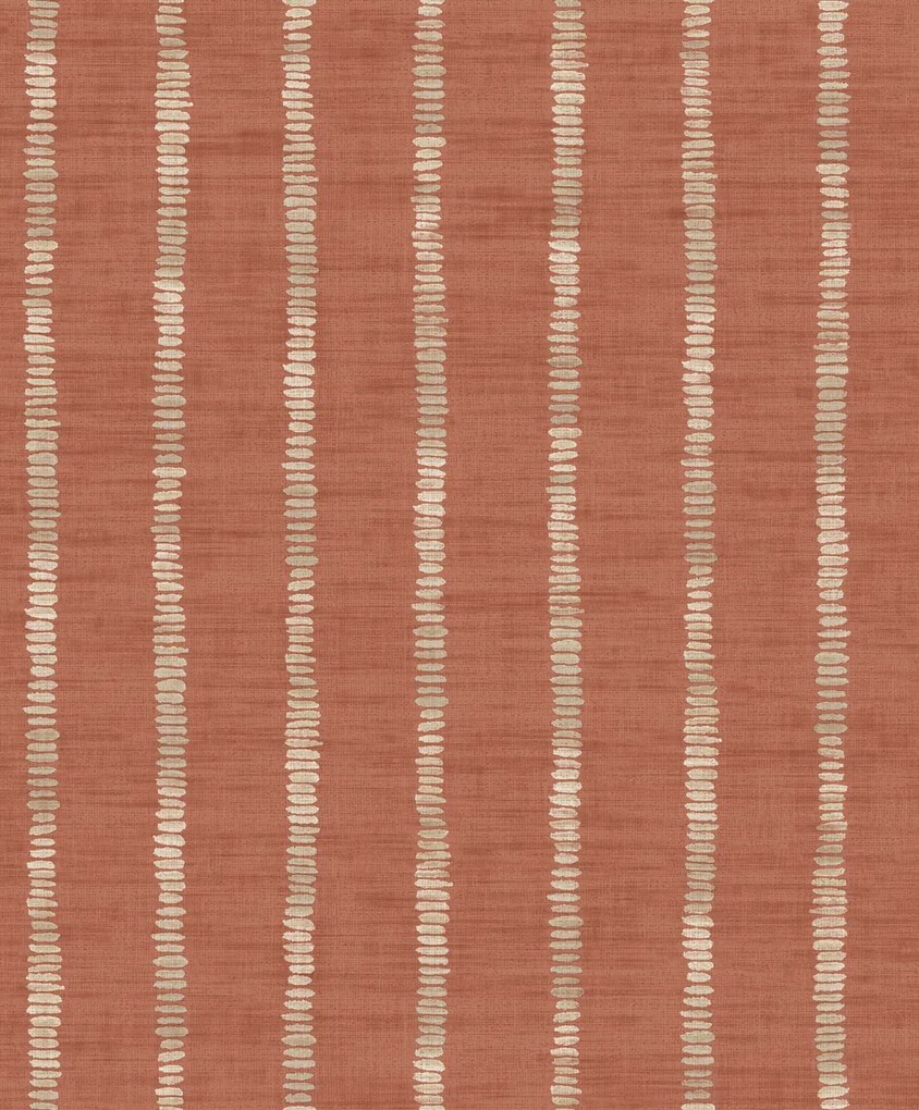 Ταπετσαρία τοίχου Journeys Silk Road Stripe Terracotta 610609