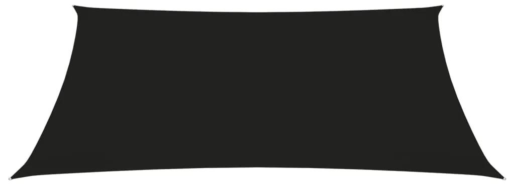 vidaXL Πανί Σκίασης Τραπέζιο Μαύρο 4/5 x 4 μ. από Ύφασμα Oxford