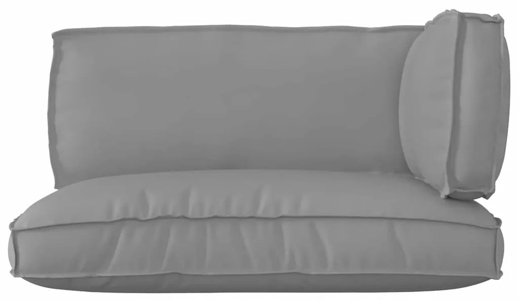 vidaXL Σετ Μαξιλαριών Πάγου 3 pcs Γκρι Ύφασμα Όξφορντ