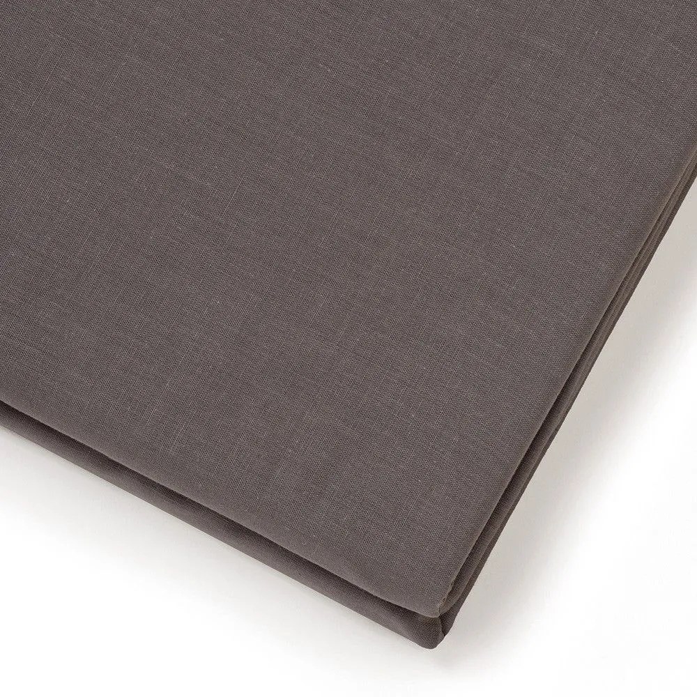 Σεντόνια Urban Line Με Λάστιχο (Σετ 3τμχ) Dark Grey Melinen Μονό 100x232cm 100% Cotton