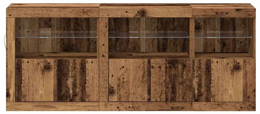 vidaXL Πλαϊνό γραφείο Παλαιό ξύλο 162 x 37 x 67 εκ. Επεξεργασμένο ξύλο
