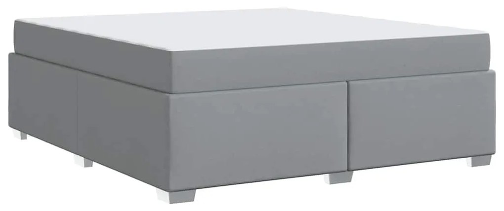 vidaXL Σκελετός Κρεβατιού Άλλο Ανοιχτό γκρι 180 x 200 cm ύφασμα