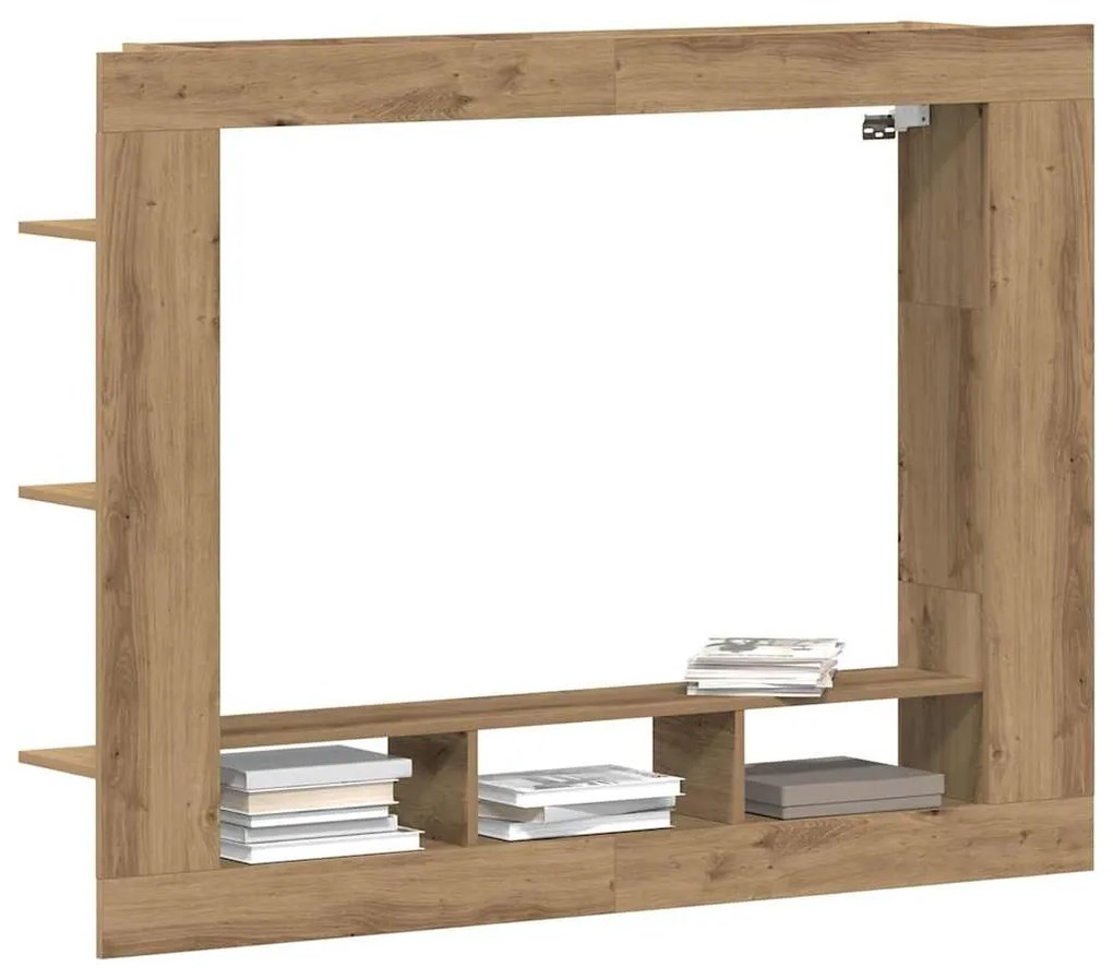 vidaXL Ντουλάπι TV artisan δρυς 152 x 22 x 113 εκ. Επεξεργασμένο ξύλο