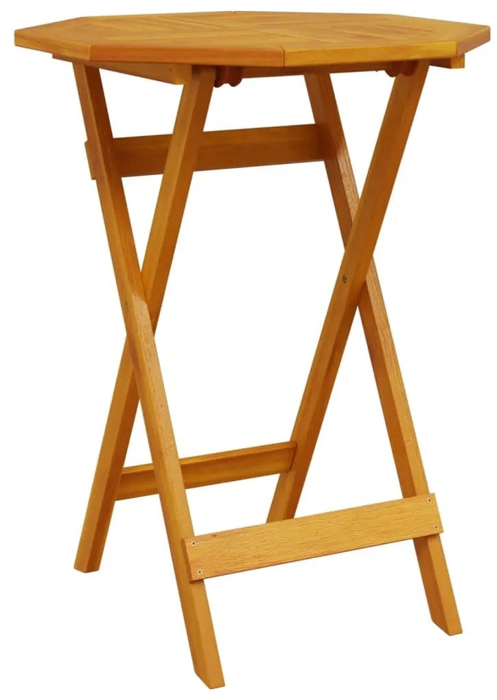 vidaXL Φορητό Σετ Μπιζερί 3 pcs Καφέ Στερεό Ξύλο Ακακίας