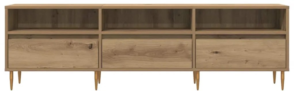 vidaXL Έπιπλο Τηλεόρασης τεχνίτης Δρυς 150x30x44,5 εκ.