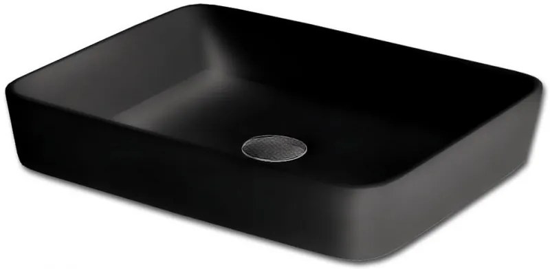 LUNGO-COMO - ΝΙΠΤΗΡΑΣ MAT ΜΑΥΡΟ 48,5X37,5X14-38-2074