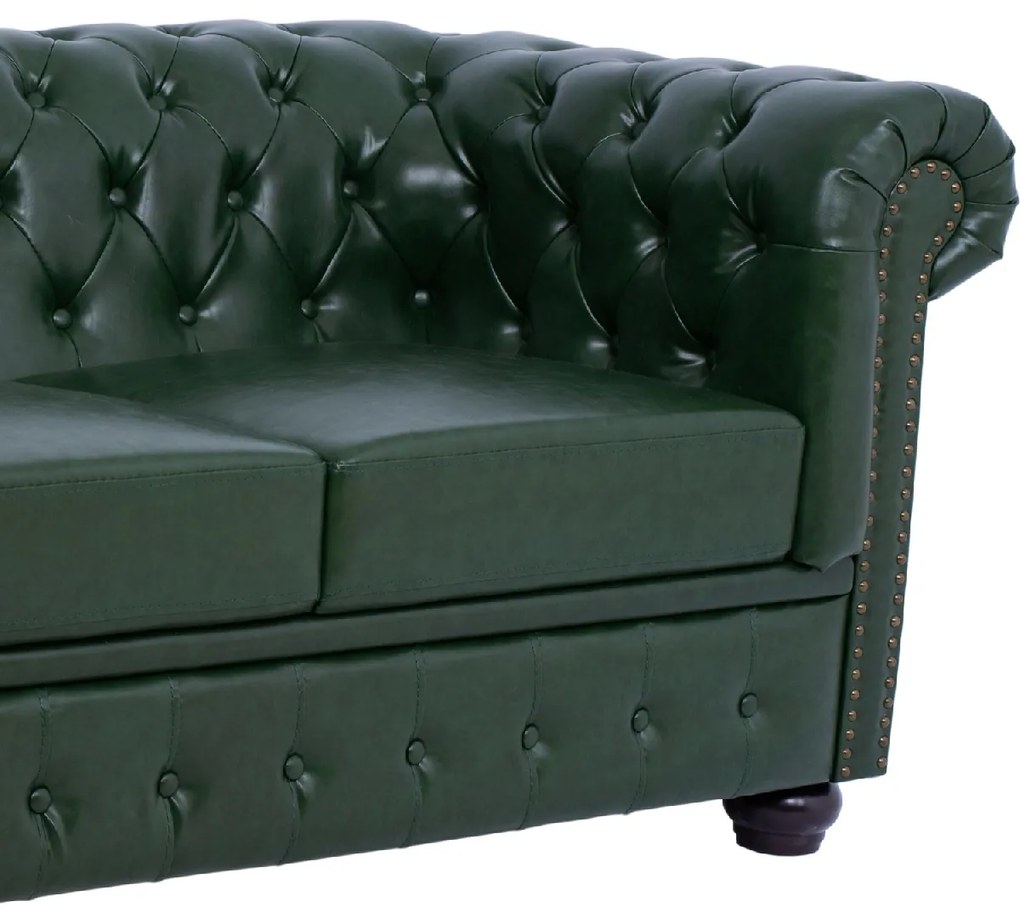 ΚΑΝΑΠΕΣ 3ΘΕΣΙΟΣ T.CHESTERFIELD HM3009.08 ΤΕΧΝΟΔΕΡΜΑ ΚΥΠΑΡΙΣΣΙ 208x90x73 εκ.