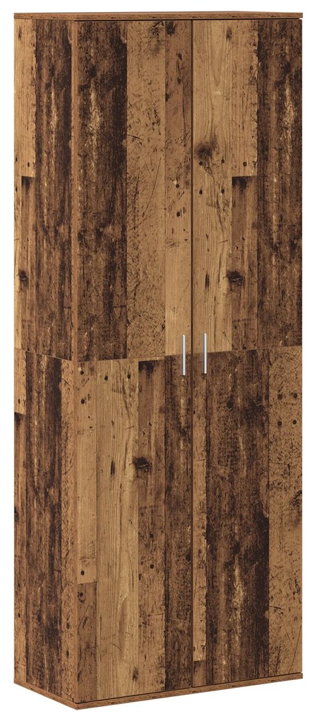 vidaXL Υψηλό ντουλάπι Παλιού Ξύλου 70x35x180 cm Επεξεργασμένο Ξύλο