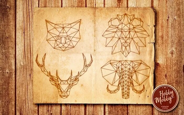 Intra απο ξύλο plywood 3mm-4mm πάχος - Ζώα χαραγμένα με λέιζερ Δίασταση 30x30 cm Intraeaxys-r7vmpn57