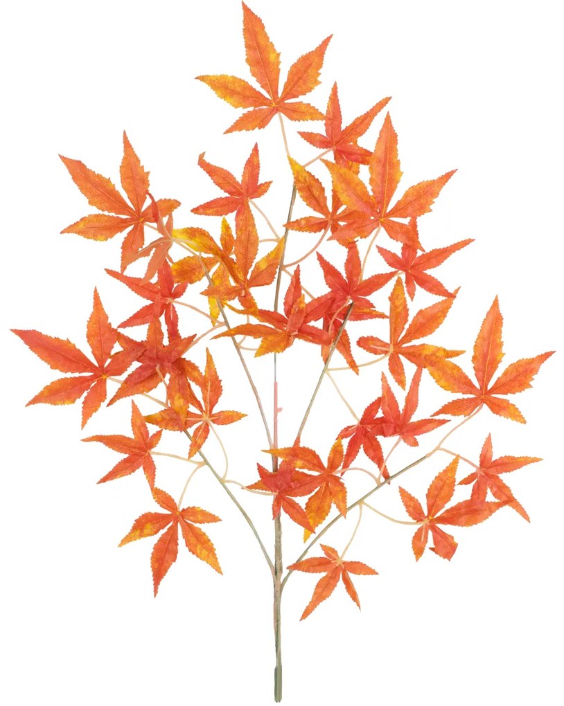 GloboStar® Artificial Garden MAPLE BRANCH 20230 10 x Τεχνητά Διακοσμητικά Κλαδία Σφένδαμου Π55 x Υ60cm