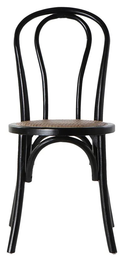 Καρέκλα Τραπεζαρίας DKD Home Decor Μαύρο Πολύχρωμο 43 x 44 x 89 cm