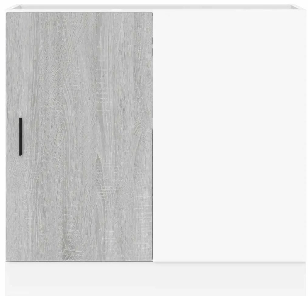 vidaXL Βάση Νιπτήρα &quot;Lyon&quot; Γκρι από Τεχνητό Ξύλο Sonoma