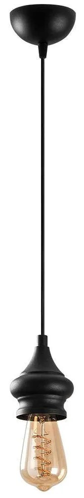Φωτιστικό Οροφής Alaaddin 584TTM1229 9x9x107cm 1xE27 40W Black Opviq