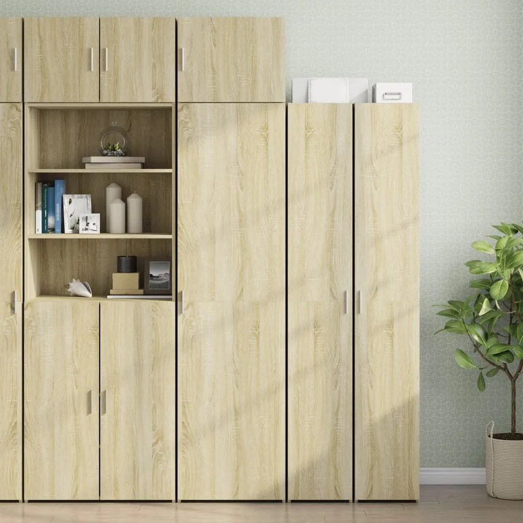Ντουλάπι Αποθήκευσης Στενό Δρυς 50x42,5x225 εκ. Επεξεργ. Ξύλο 3281303
