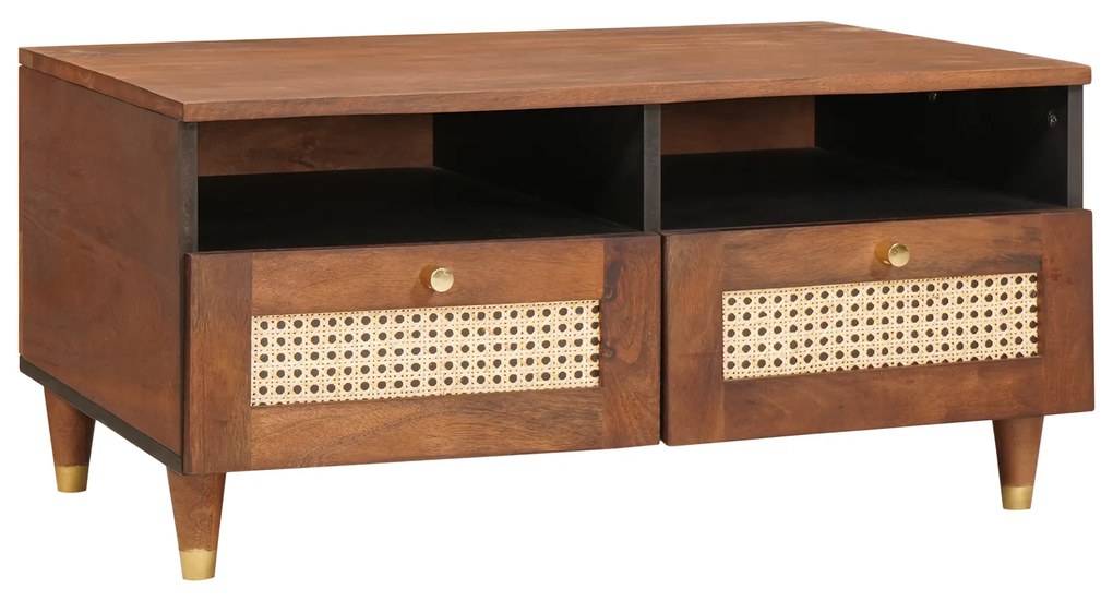 vidaXL Τραπεζάκια Σαλονιού with Drawer Καφέ 80 x 54 x 40 εκ