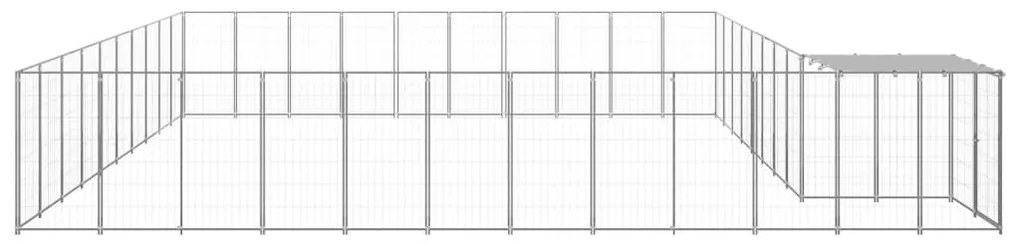 Σπιτάκι Σκύλου Ασημί 31,46 μ² Ατσάλινο   - Ασήμι