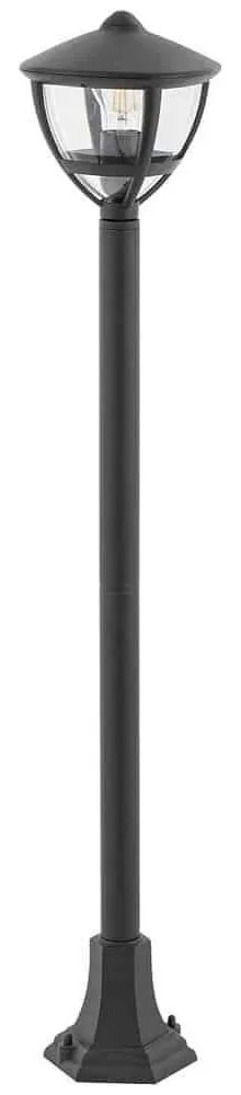 Φωτιστικό Κήπου Amelia 10497 17,5x100cm 1xE27 10W Black Nowodvorski