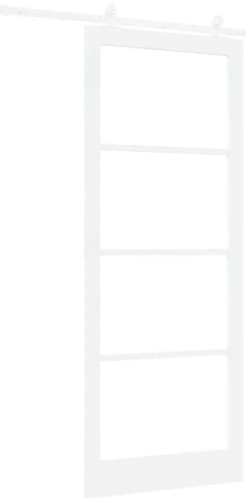 vidaXL Συρόμενη Πόρτα ORKDAL Λευκό 93 x 232 εκ. Ξύλο και μέταλλο