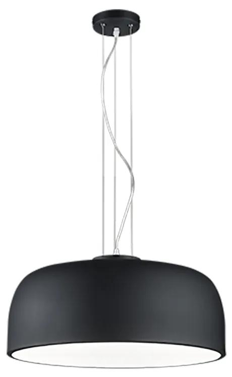 Baron Μοντέρνο Κρεμαστό Φωτιστικό Μονόφωτο με Ντουί E27 σε Μαύρο Χρώμα Trio Lighting 309800432