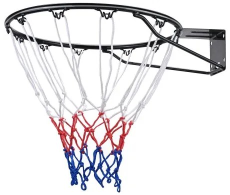 VEVOR Basketball Rim, Wall Door Mounted Basketball Hoop, Heavy Duty Q235 Basketball Flex Rim Goal Replacement with Net and Double Spring, Standard 18" Indoor Outdoor Hanging Hoop for Kids Adults