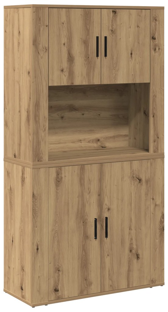 vidaXL Υψηλό ντουλάπι Artisan Oak 80x33x150 εκ. Επεξεργασμένο ξύλο