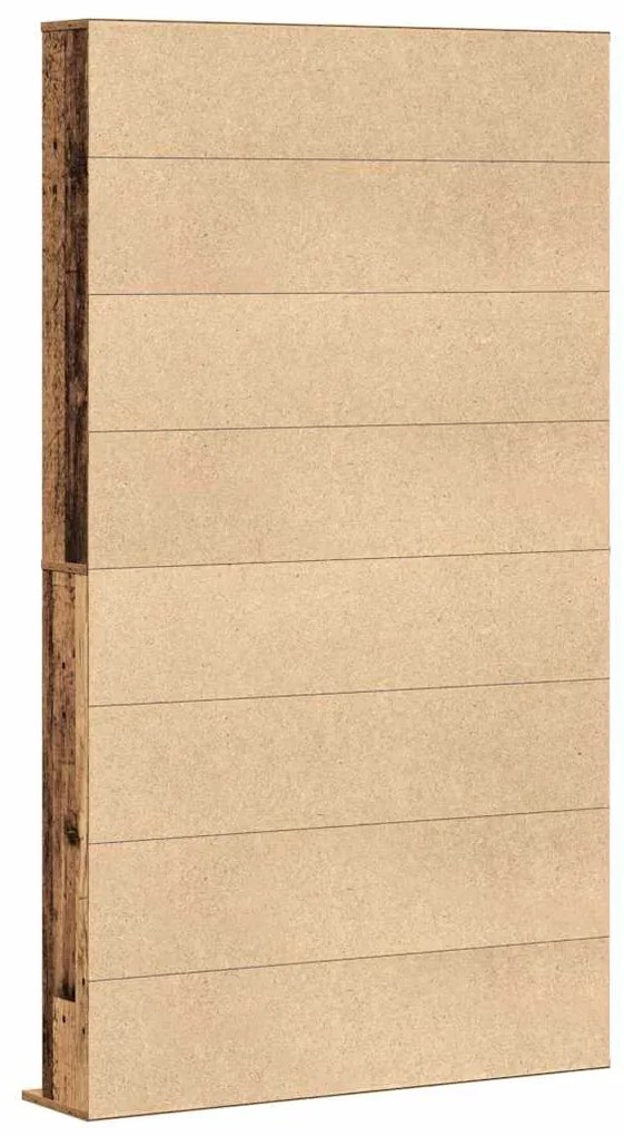 vidaXL Ντουλάπι CD Παλαιό ξύλο 101 x 23 x 177.5 εκ Επεξεργασμένο ξύλο