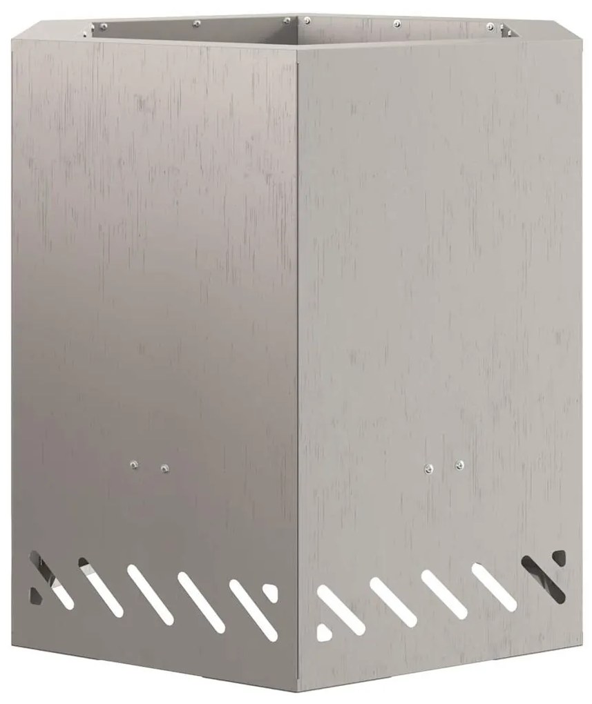 vidaXL Φωτιά Καφέ 48 x 48 x 51 cm Ατσάλι σκληρυθέν στον αέρα