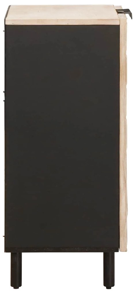 vidaXL Πλαϊνό γραφείο Λευκό Φινίρισμα Καθαρισμού 60 x 33 x 75 cm