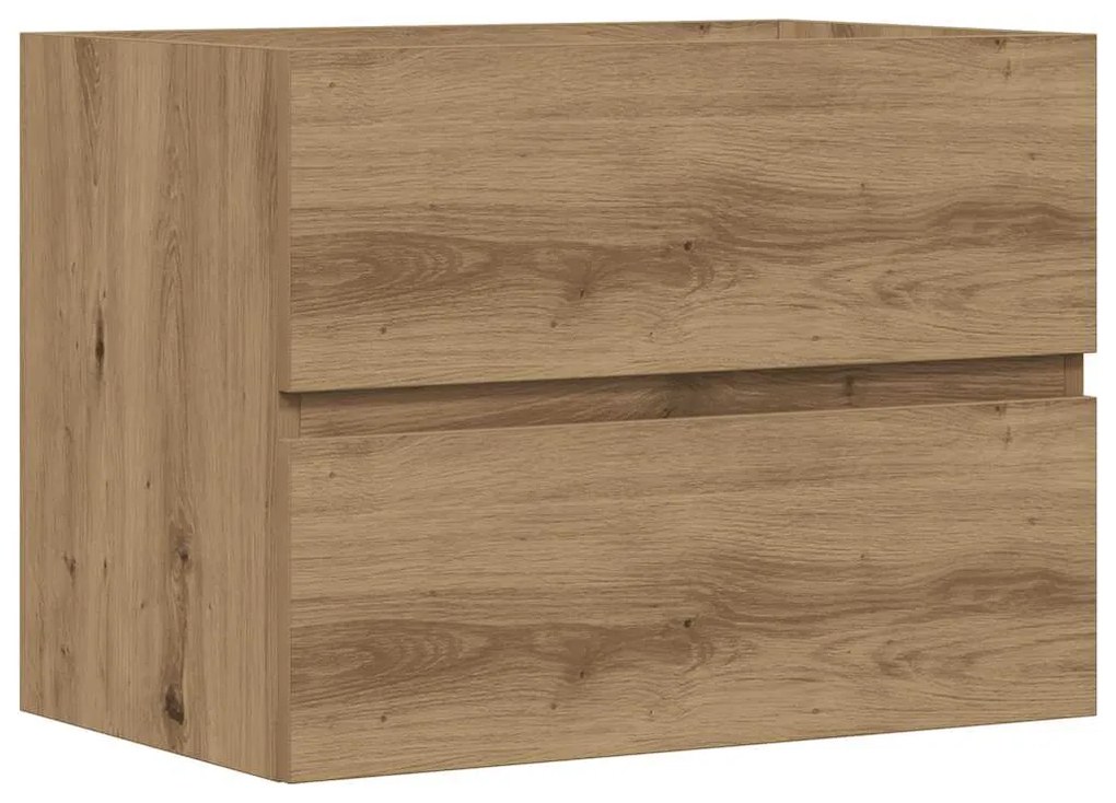vidaXL Ντουλάπι Μπάνιου Αρτισιανή Δρυς 60x38,5x45 εκ. Επεξ. Ξύλο