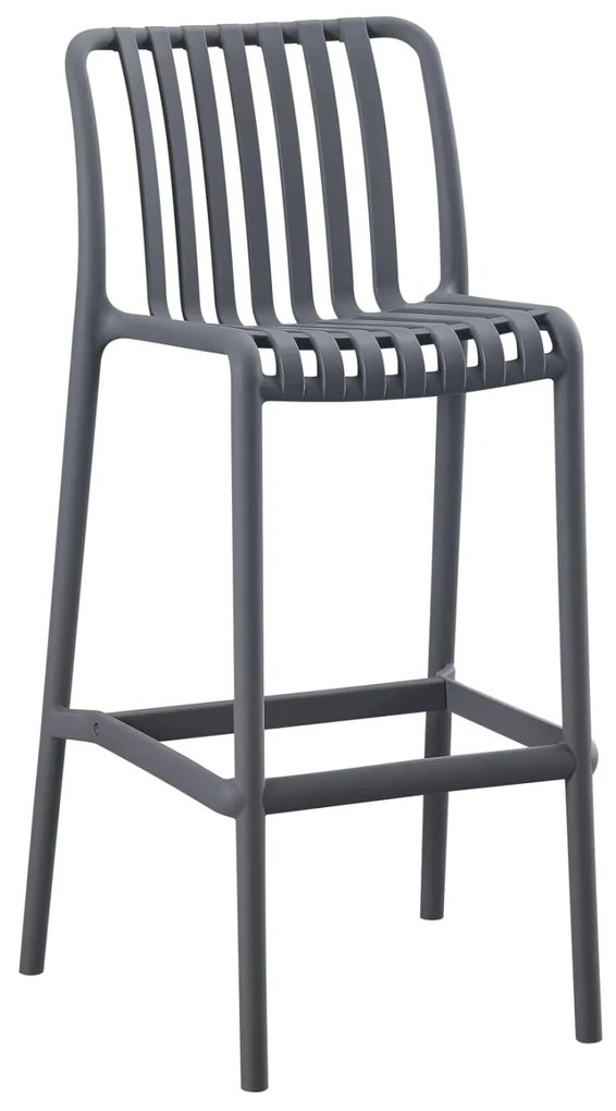 ΣΚΑΜΠΟ BAR ΠΟΛΥΠΡΟΠΥΛΕΝΙΟΥ CONVEE  ΓΚΡΙ 38,5x49,5x102Υεκ. 38.5x49.5x102 εκ.