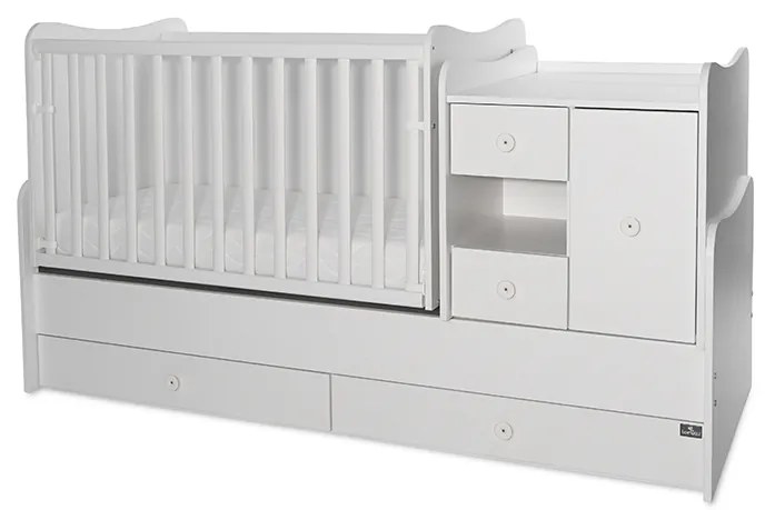 Πολυμορφικό βρεφικό κρεβάτι Mini Max  White  10150500024A Lorelli