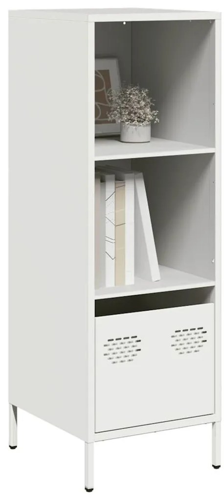 vidaXL Ντουλάπι Λευκό 35x39x103,5 εκ. από Χάλυβα