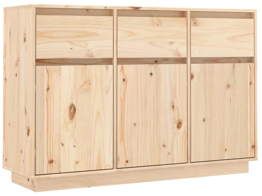 vidaXL Μπουφές 110 x 34 x 75 εκ. από Μασίφ Ξύλο Πεύκου