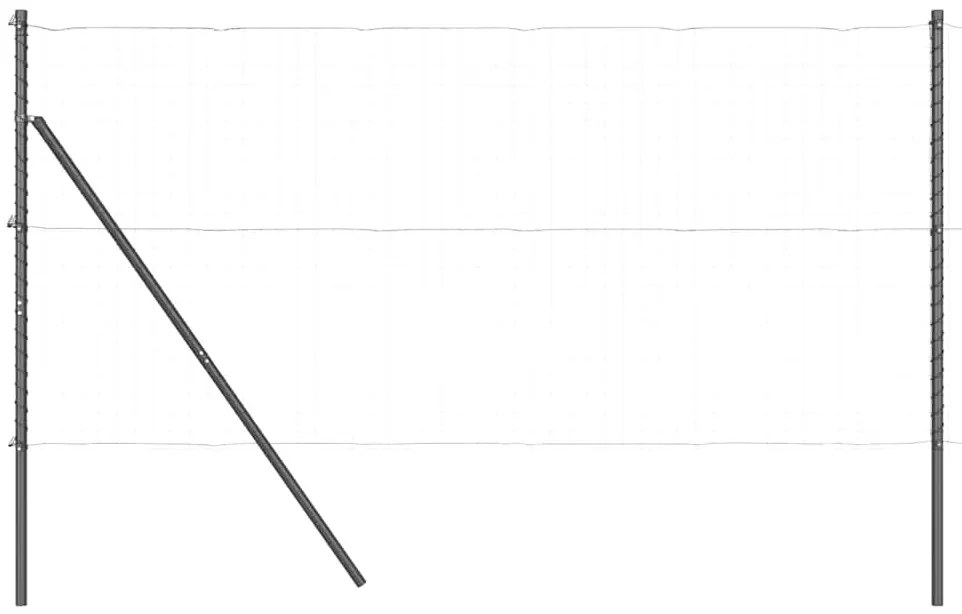 vidaXL Στύλος Περιφράξεων 26 pcs Γκρι 3,2 x 3,2 x 200 εκ