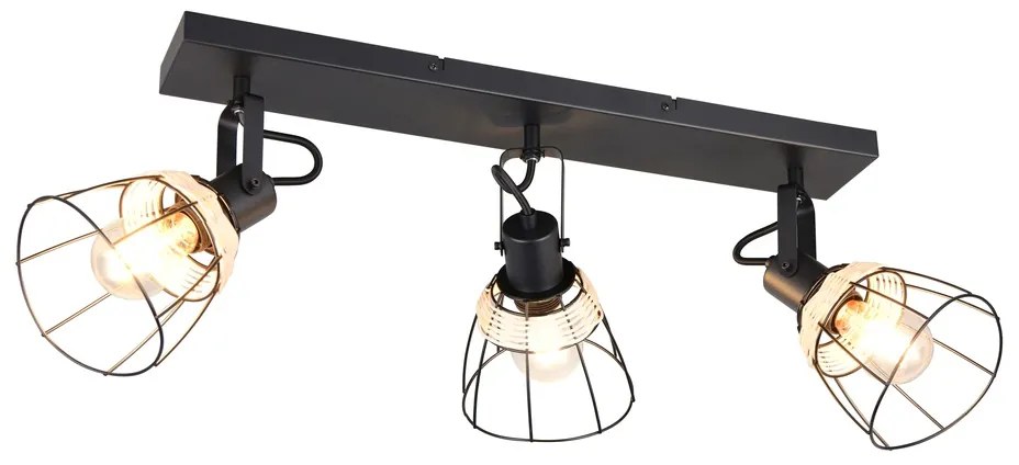 Φωτιστικό Σποτ Reality Lighting -RL JEROME R86233032 Μαύρο Ματ (Black Mat)