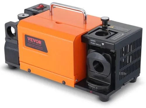 VEVOR Drill Bits Sharpener, MR-13A Bits Grinder Sharpener 3-13mm, 95° to 135° Point Angle Adjustable Drill Bit Re-Sharpener, Portable Sharpening Machine with 11 Collets, CBN &amp; SDC Wheel