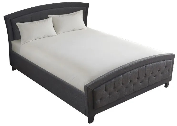 Κρεβάτι Camaro (Για Στρώμα 160x200cm) 347-000021 170x218x109cm Anthracite Υπέρδιπλo