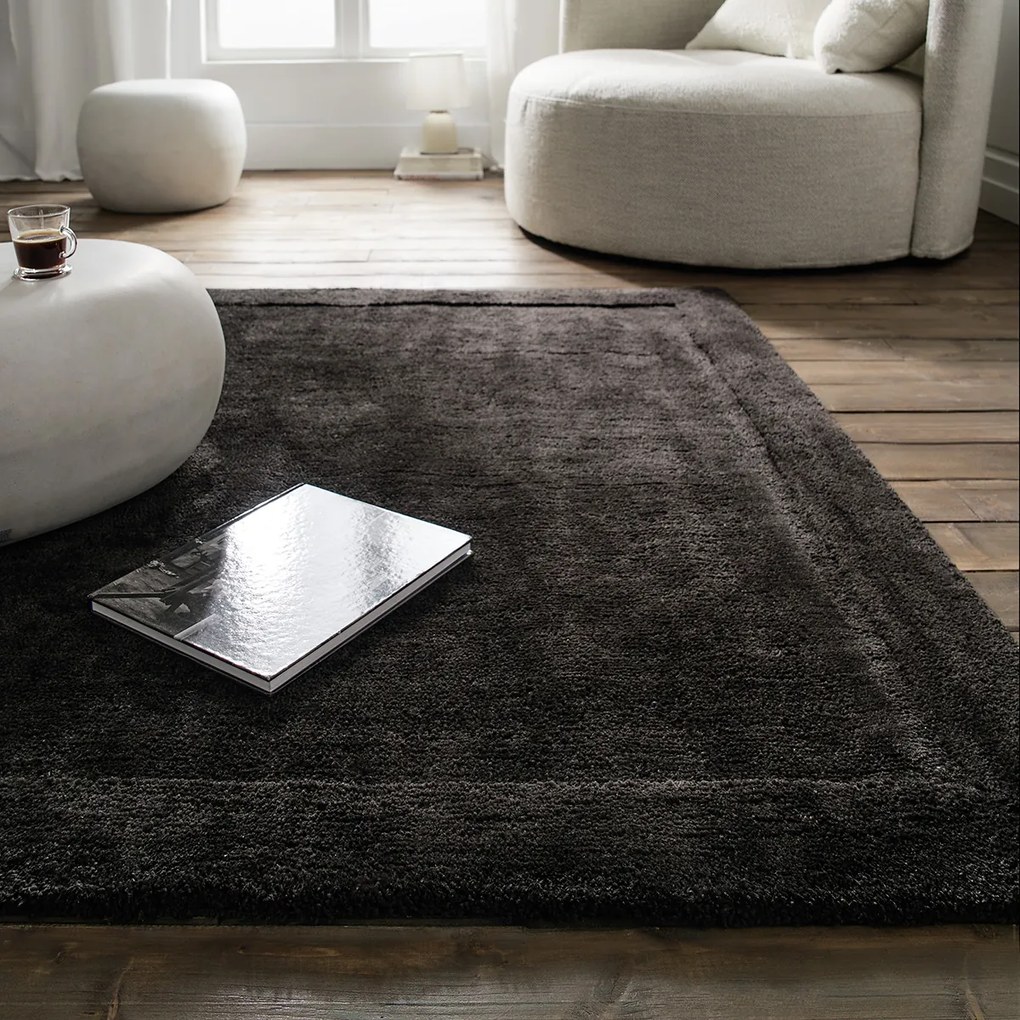 Χαλί (160x230) Gofis Home Heaven Graphite Black 802/14