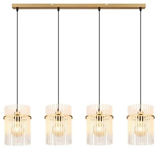 Κρεμαστό Φωτιστικό Οροφής 4xE27 Gorley Globo Lighting-15698-4HM-Χρυσό 15698-4HM